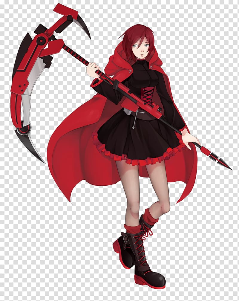 Rooster Teeth Fan art Anime, ruby transparent background PNG clipart