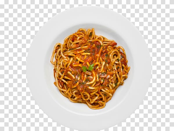 Chow mein Spaghetti aglio e olio Chinese noodles Spaghetti alla puttanesca Lo mein, spaghetti aglio olio transparent background PNG clipart