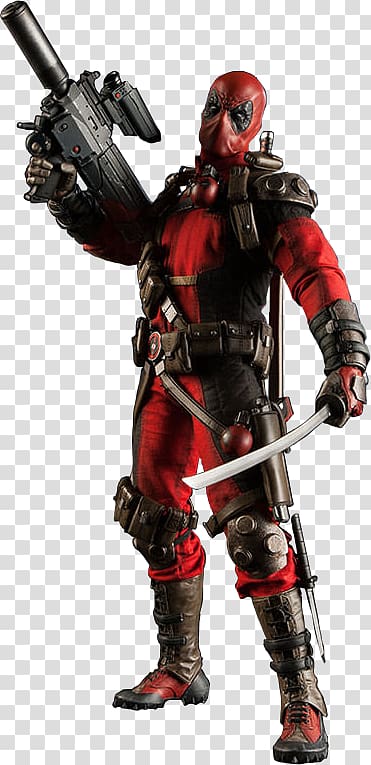 Deadpool Action & Toy Figures Daredevil 1:6 scale modeling Sideshow Collectibles, latex deadpool transparent background PNG clipart