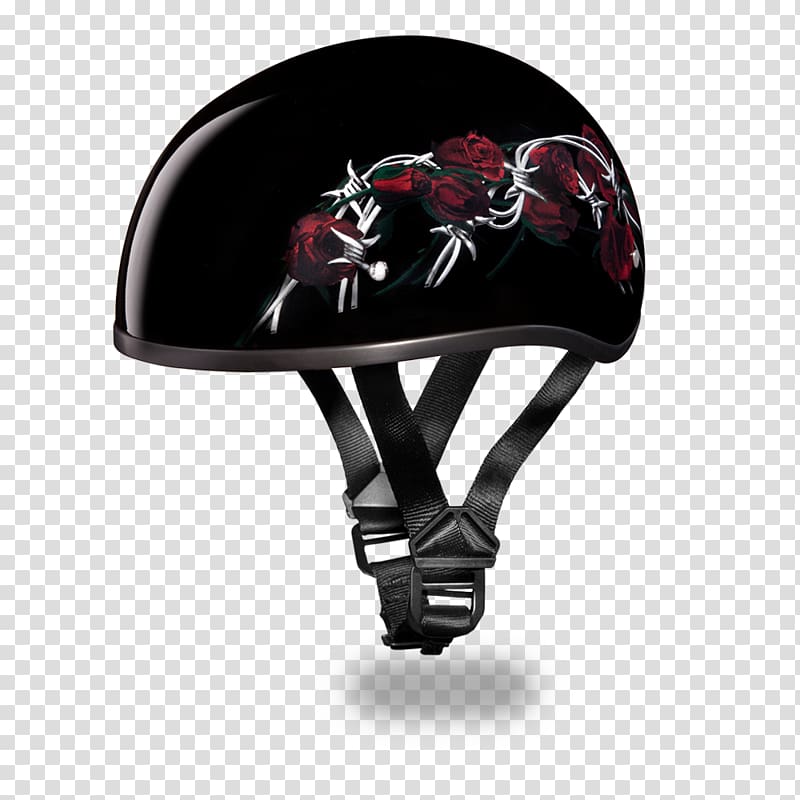 Motorcycle Helmets Daytona Beach Skull, barbwire transparent background PNG clipart