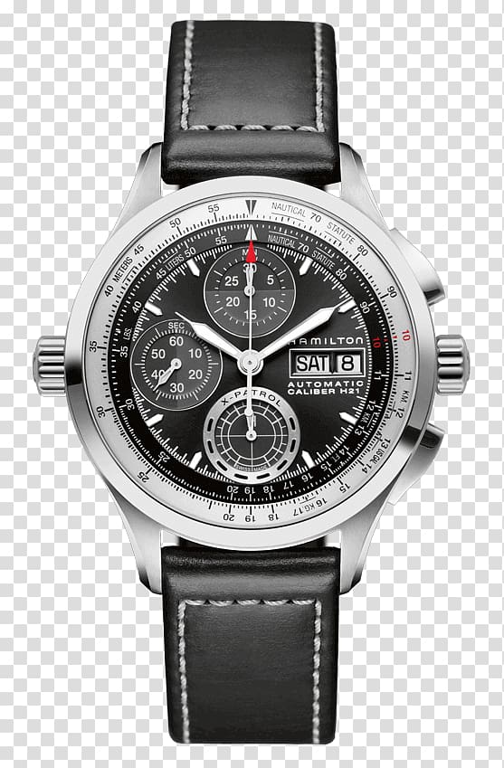 Hamilton Men\'s Khaki Aviation X-Wind Auto Chrono Hamilton Watch Company Chronograph Baselworld, watch transparent background PNG clipart