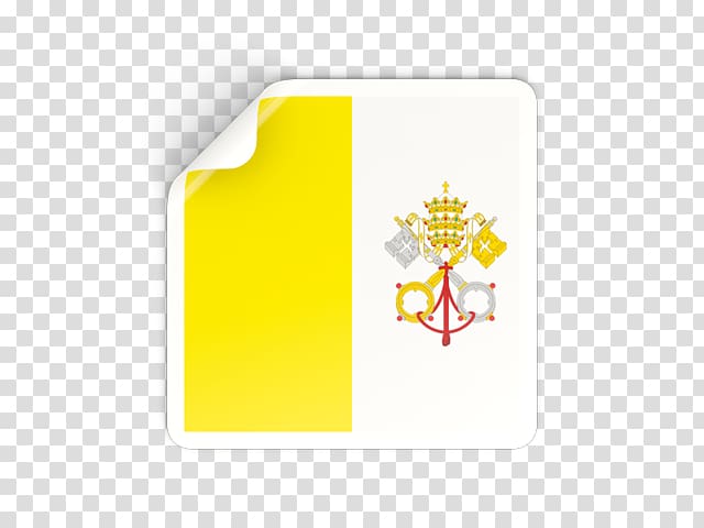 Flag of Vatican City Brand Rectangle, flag vatiacn transparent background PNG clipart