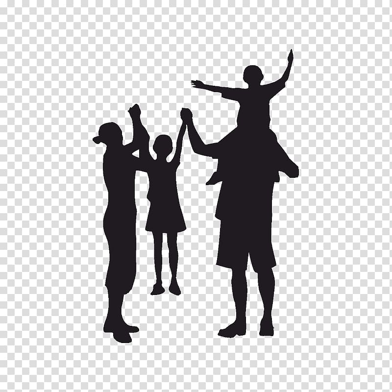 Family reunion Child Father Silhouette, Family transparent background PNG clipart