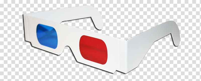Goggles Glasses Anaglyph 3D Polarized 3D system 3D film, glasses transparent background PNG clipart