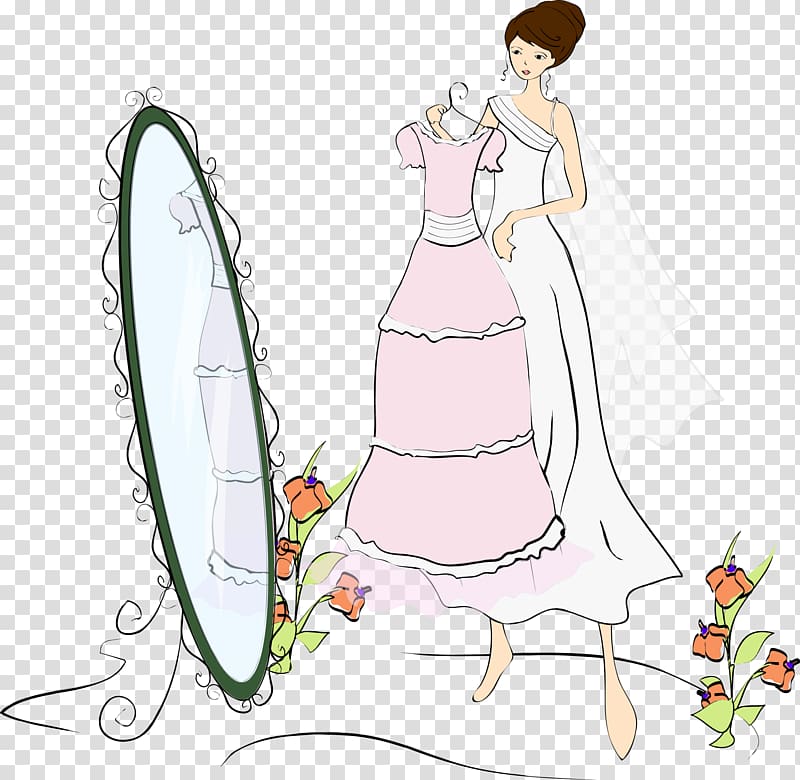 Mirror , Beauty mirror transparent background PNG clipart