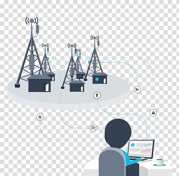 Cell site Telecommunications tower Base transceiver station, technology transparent background PNG clipart