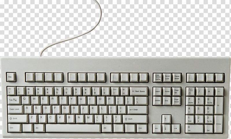 Computer keyboard Computer mouse PS/2 port IBM PC keyboard Das Keyboard, Keyboard transparent background PNG clipart