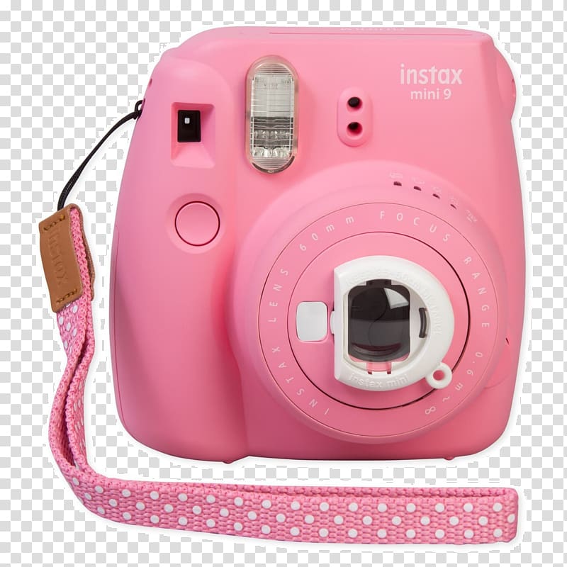 Fujifilm instax mini 9 graphic film Instant camera, Camera transparent background PNG clipart