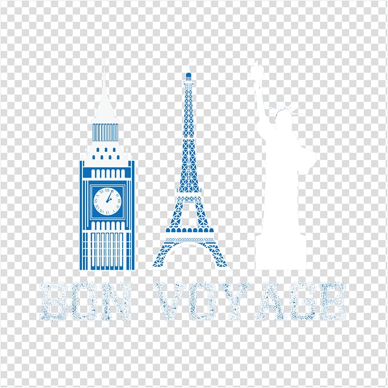 Brand Pattern, Hand painted Statue of Liberty world landmark transparent background PNG clipart