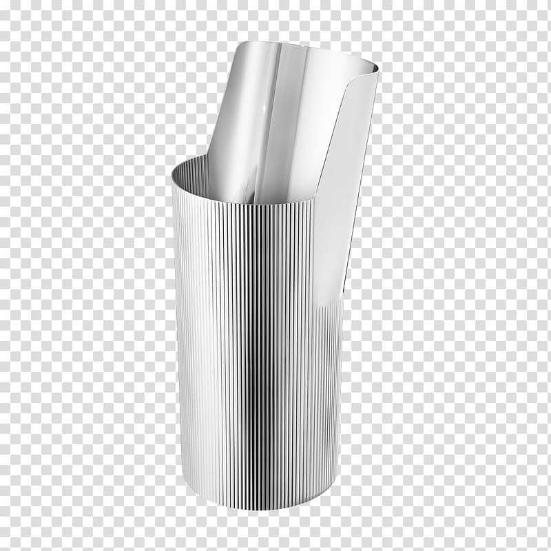 Vase Stainless steel Glass Georg Jensen A/S, Tall Vase transparent background PNG clipart