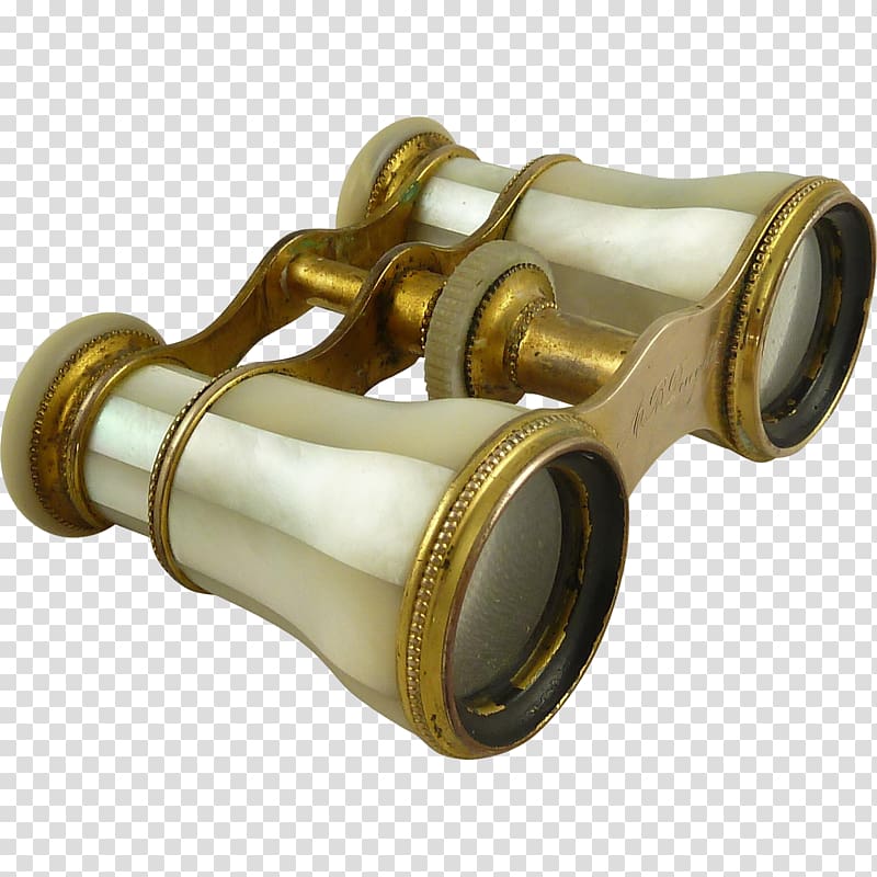 01504 Metal Binoculars, opera transparent background PNG clipart