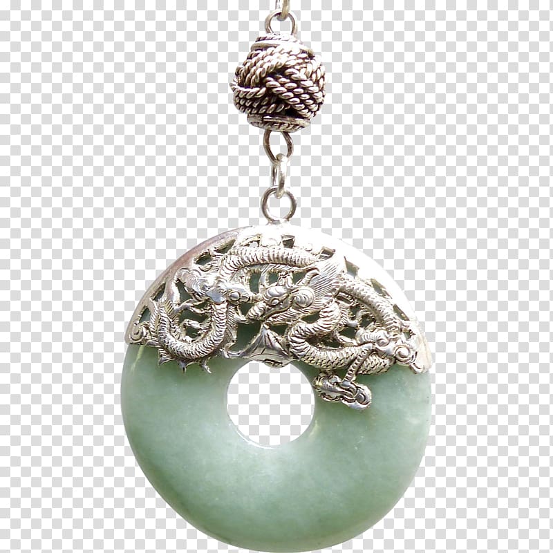 Earring Jewellery Silver Locket Jade, Jewellery transparent background PNG clipart