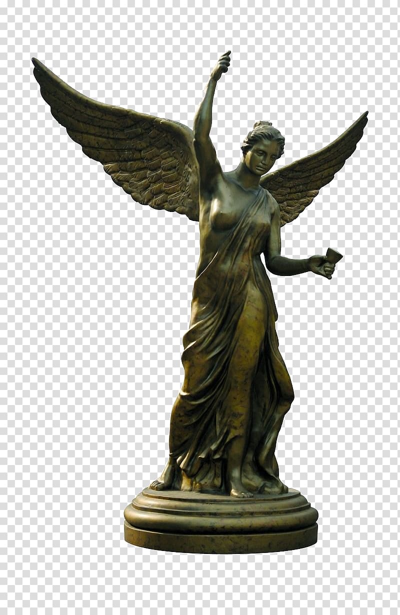 Statue Angel Classical sculpture u50cf, Angel statue sculpture transparent background PNG clipart