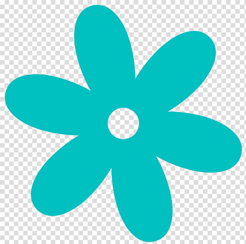 Flower Free content , Turquoise Flower transparent background PNG clipart