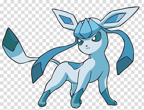 Pokémon Diamond and Pearl Glaceon Eevee Leafeon, GlaCON transparent background PNG clipart