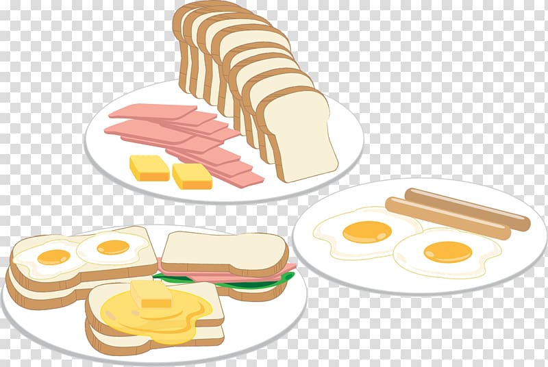 Toast Breakfast Egg sandwich Fast food Bread, Breakfast egg sandwich food material transparent background PNG clipart