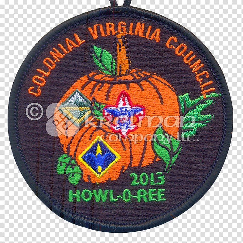 Boy Scouts of America, Colonial Virginia Council Krelman Emblem Badge, Fellowship Banquet transparent background PNG clipart
