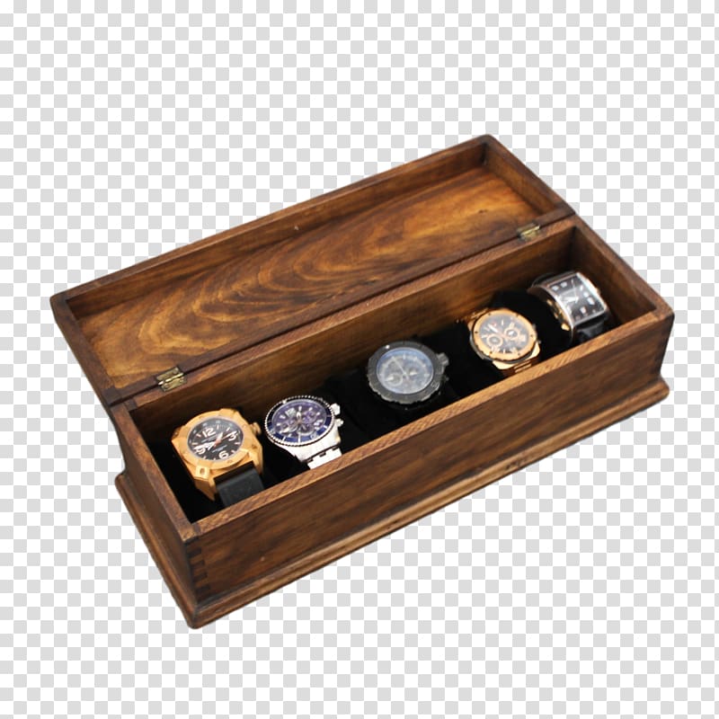 Wooden box Watch Wooden box Drawer, box transparent background PNG clipart