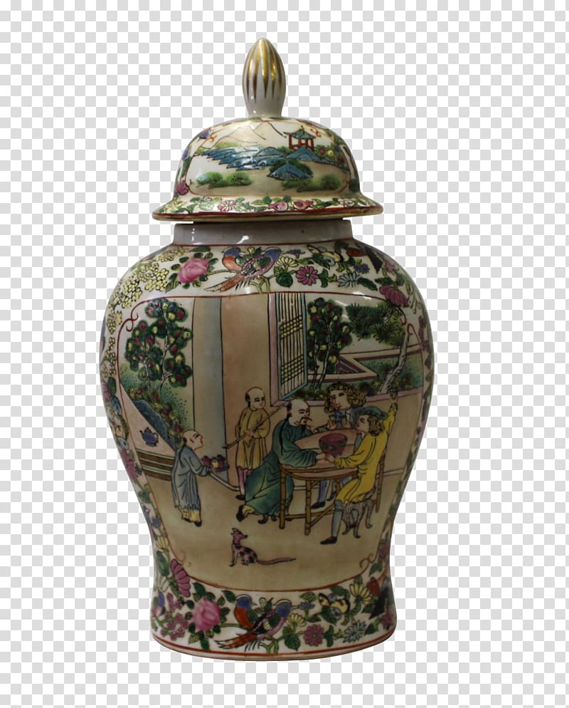 Vase Porcelain Chinese ceramics Famille rose Ceramica giapponese, vase transparent background PNG clipart
