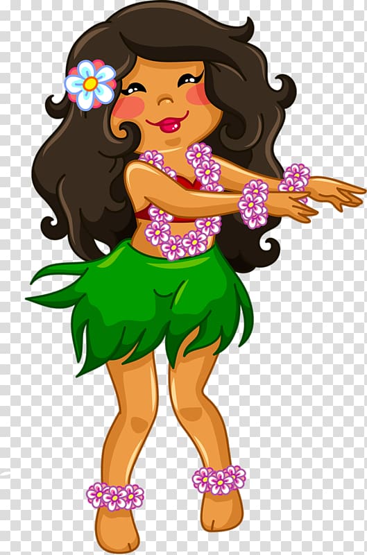 Hula Grass skirt Dance , woman transparent background PNG clipart