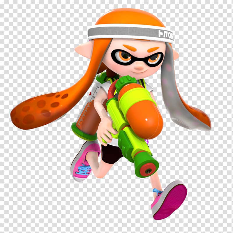 Splatoon 2 Female Boy, ink style material transparent background PNG clipart