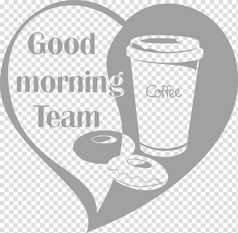 Morning Coffee cup Team Brand, good morning transparent background PNG clipart