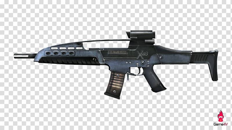 Assault rifle M4 carbine Heckler & Koch XM8 Firearm Gun, assault rifle transparent background PNG clipart