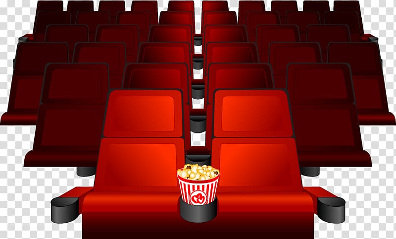 red theater seat illustration, Cinema Seat Chair, Cinema seats transparent background PNG clipart