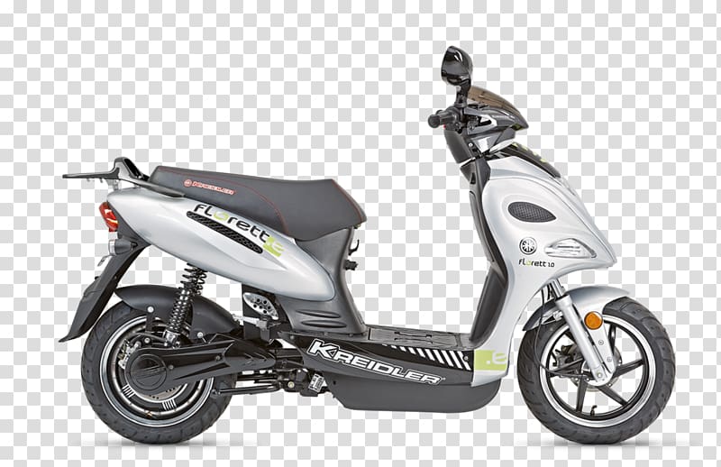 Scooter Kreidler Elektromotorroller Motorcycle Electric vehicle, floret transparent background PNG clipart