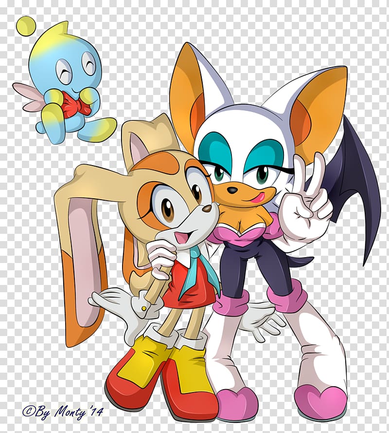 Cream the Rabbit Rouge the Bat Amy Rose Sonic Adventure Sonic Jam, Vanilla The Rabbit transparent background PNG clipart
