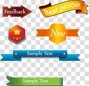 Ribbon CorelDRAW Scalable Graphics, Free irregular tag transparent background PNG clipart thumbnail