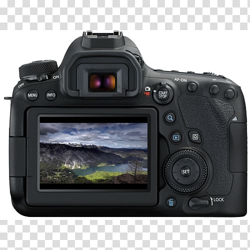 Canon EOS 6D Full-frame digital SLR Camera, Camera transparent background PNG clipart