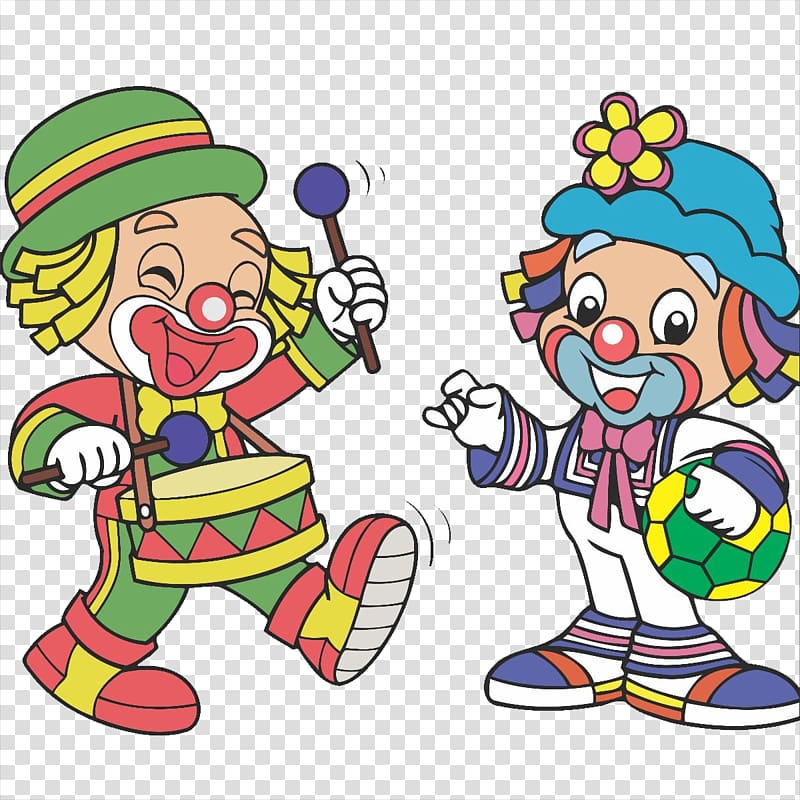 Patati Patatxe1 T-shirt Paper Party Clown, Drums clowns transparent background PNG clipart