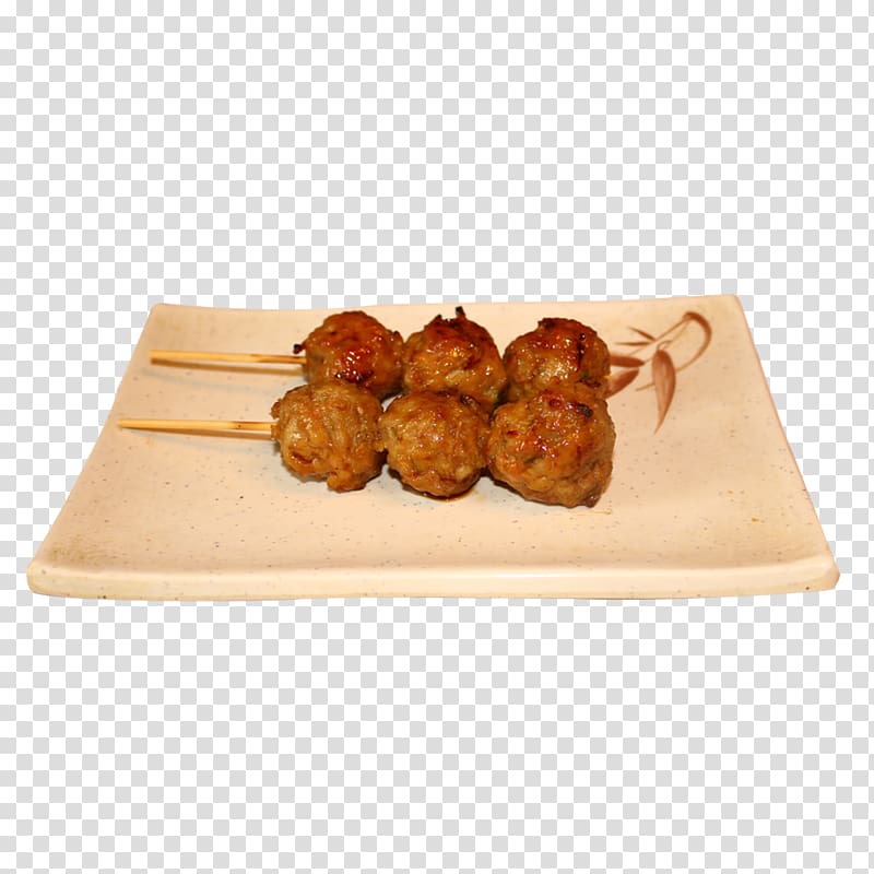 Meatball Cuisine, yakitori transparent background PNG clipart