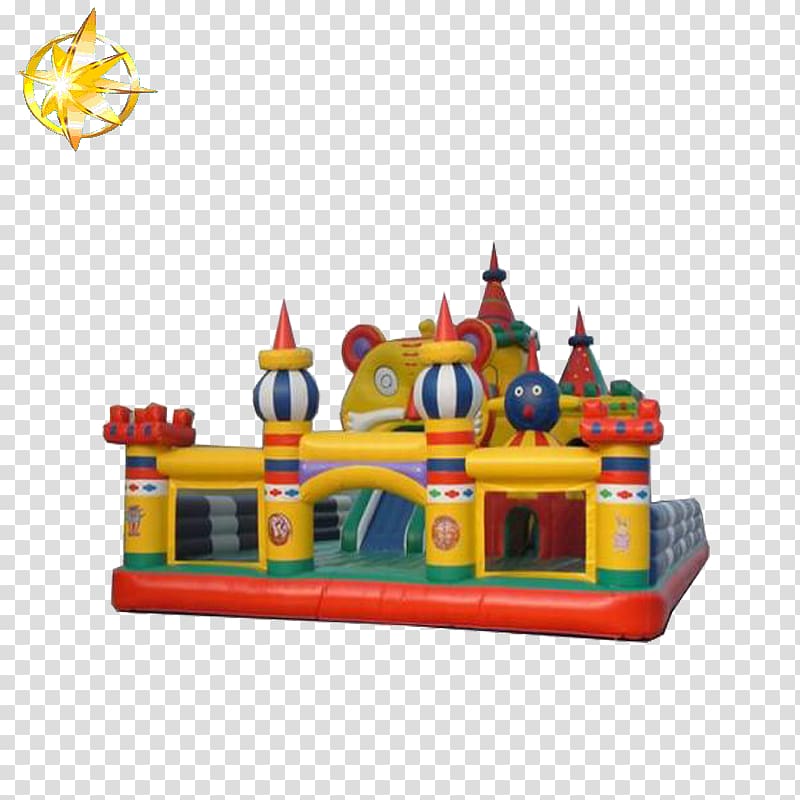 Inflatable Bouncers Castle Toy Polyvinyl chloride, Castle transparent background PNG clipart