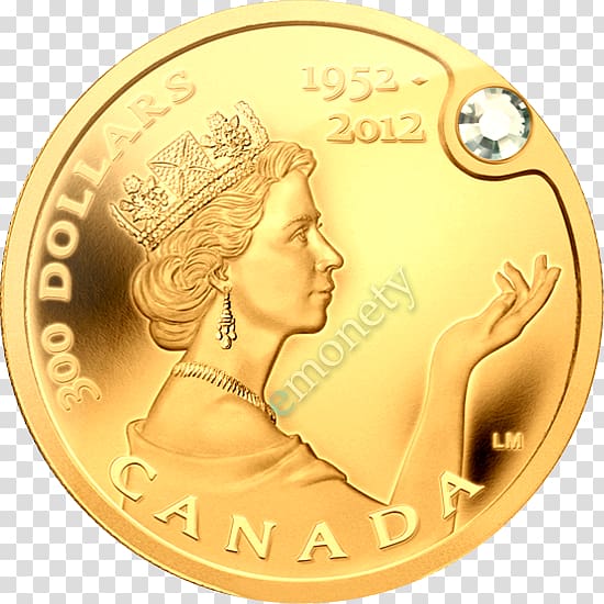 Canada Diamond Jubilee of Elizabeth II Coin Royal Canadian Mint, Canada transparent background PNG clipart