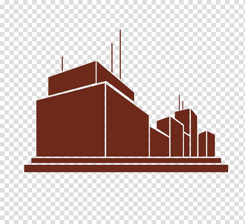 Building Factory Industry Silhouette, building transparent background PNG clipart