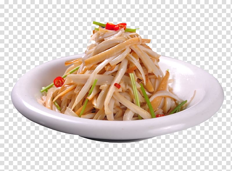 Chow mein Abalone Lo mein Fruit salad Fried noodles, Mushroom salad transparent background PNG clipart