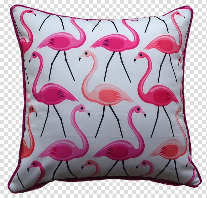 Cushion Throw Pillows Flamingo Living room, flamingos transparent background PNG clipart