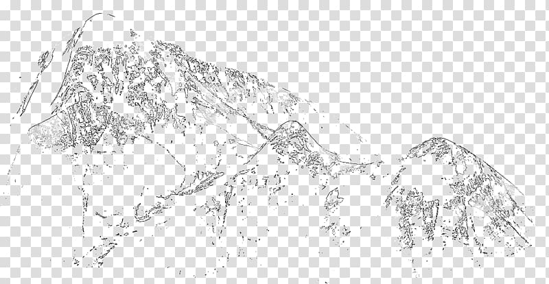 Line art Drawing Snow line Sketch, others transparent background PNG clipart