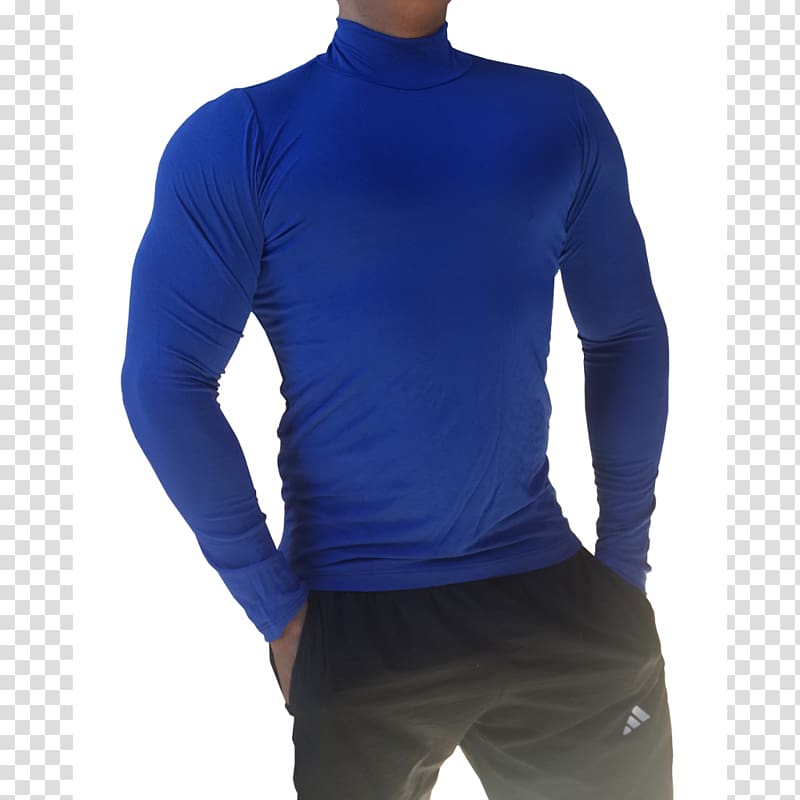 T-shirt Sleeve Polo neck Blue, T-shirt transparent background PNG clipart