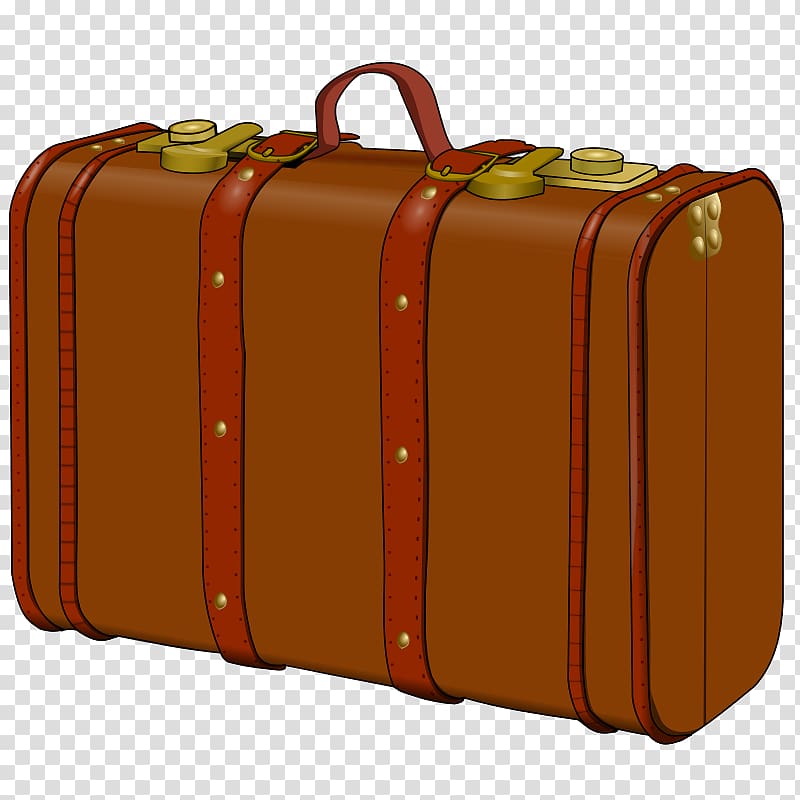 Suitcase Baggage , Old Fashioned transparent background PNG clipart