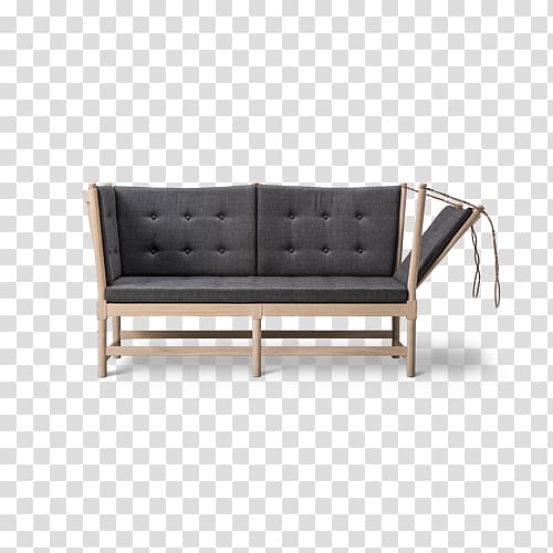 Fredericia Couch Danish design Furniture Oak, design transparent background PNG clipart