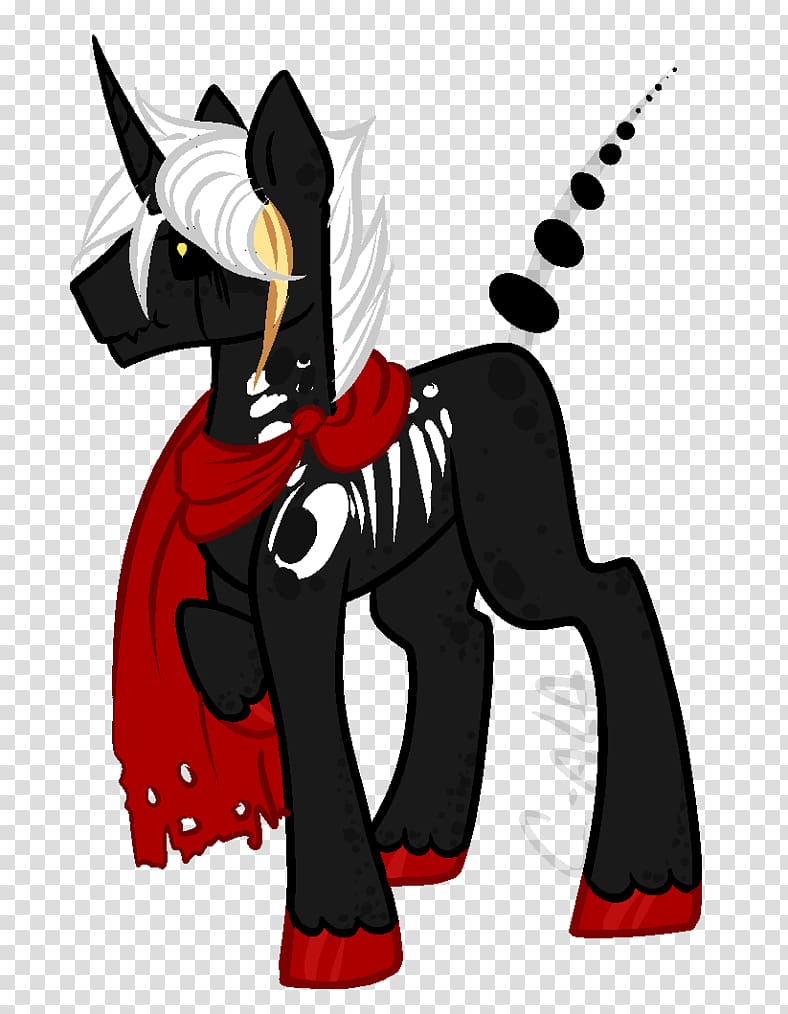 Cat Horse Illustration Demon, undertale fell pony transparent background PNG clipart