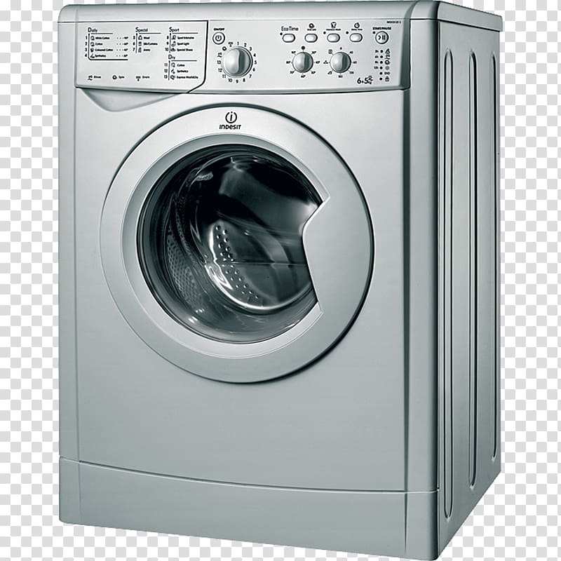 Washing Machines Clothes dryer Combo washer dryer Indesit Co. Hotpoint, micro transparent background PNG clipart
