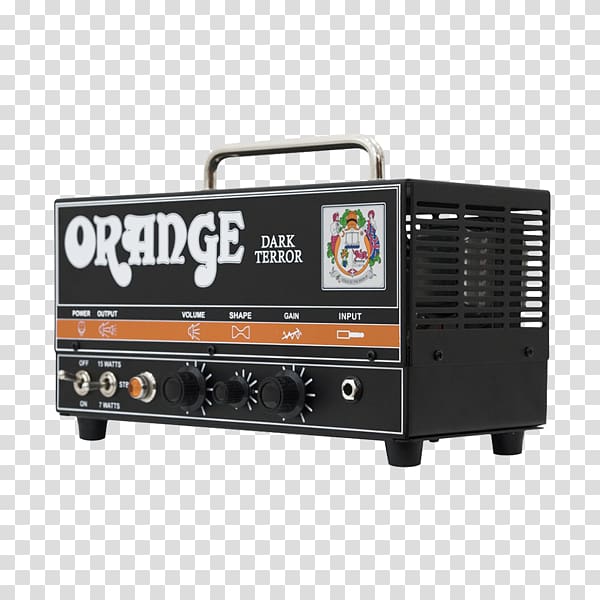 Guitar amplifier Orange Dark Terror DA15H Electric guitar, guitar amp transparent background PNG clipart