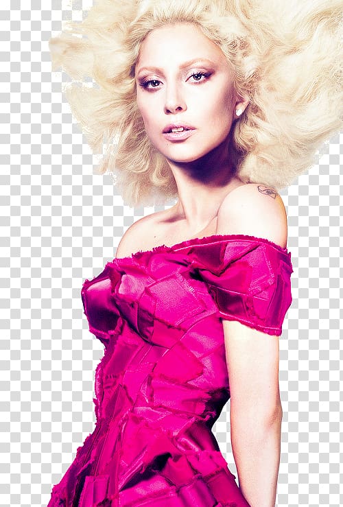 Lady Gaga\'s meat dress The September Issue Vogue Fashion, Gaga transparent background PNG clipart