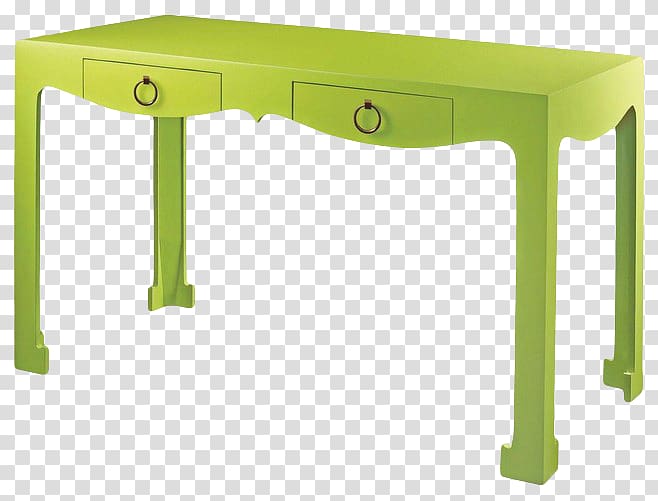 Table Desk Green, Furniture tables and chairs transparent background PNG clipart