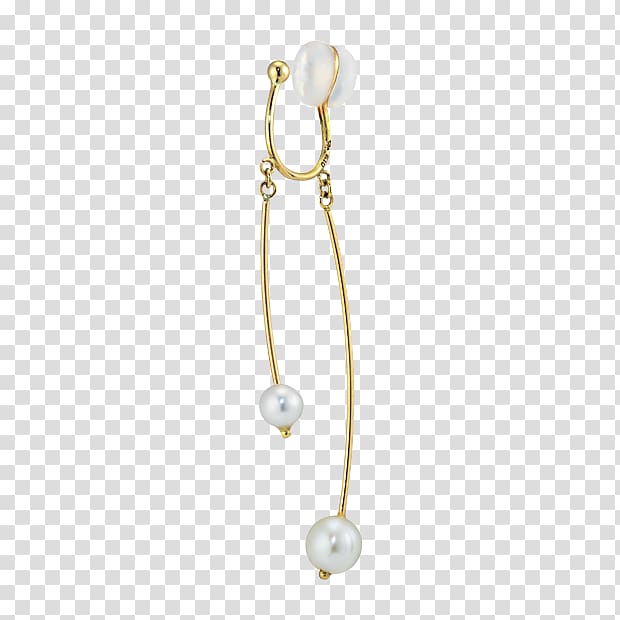 Earring Pearl Star Jewelry Everyone\'s Getting Married Jewellery, pearl line transparent background PNG clipart