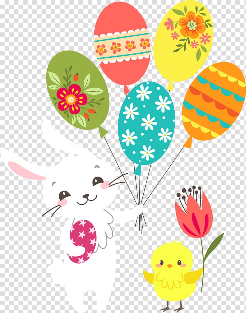 Easter Bunny Greeting & Note Cards Easter postcard, Pascoa transparent background PNG clipart